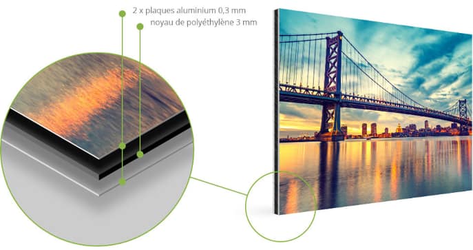 Image descriptive du Dibond